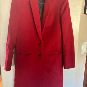 Joseph Red Women's Peacoat  Coat